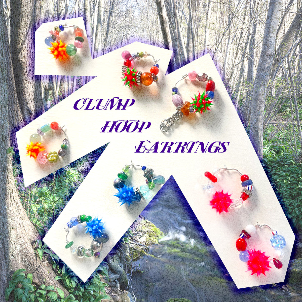 Clump Hoop Earrings