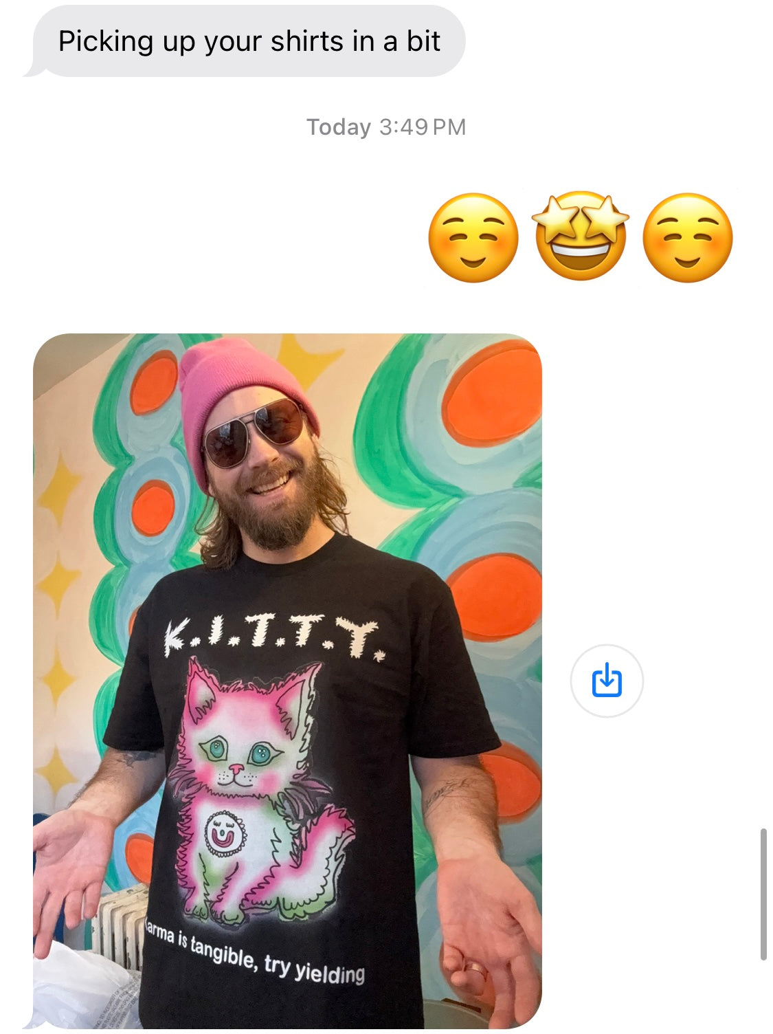 K.I.T.T.Y. Karma Tee (made to order)