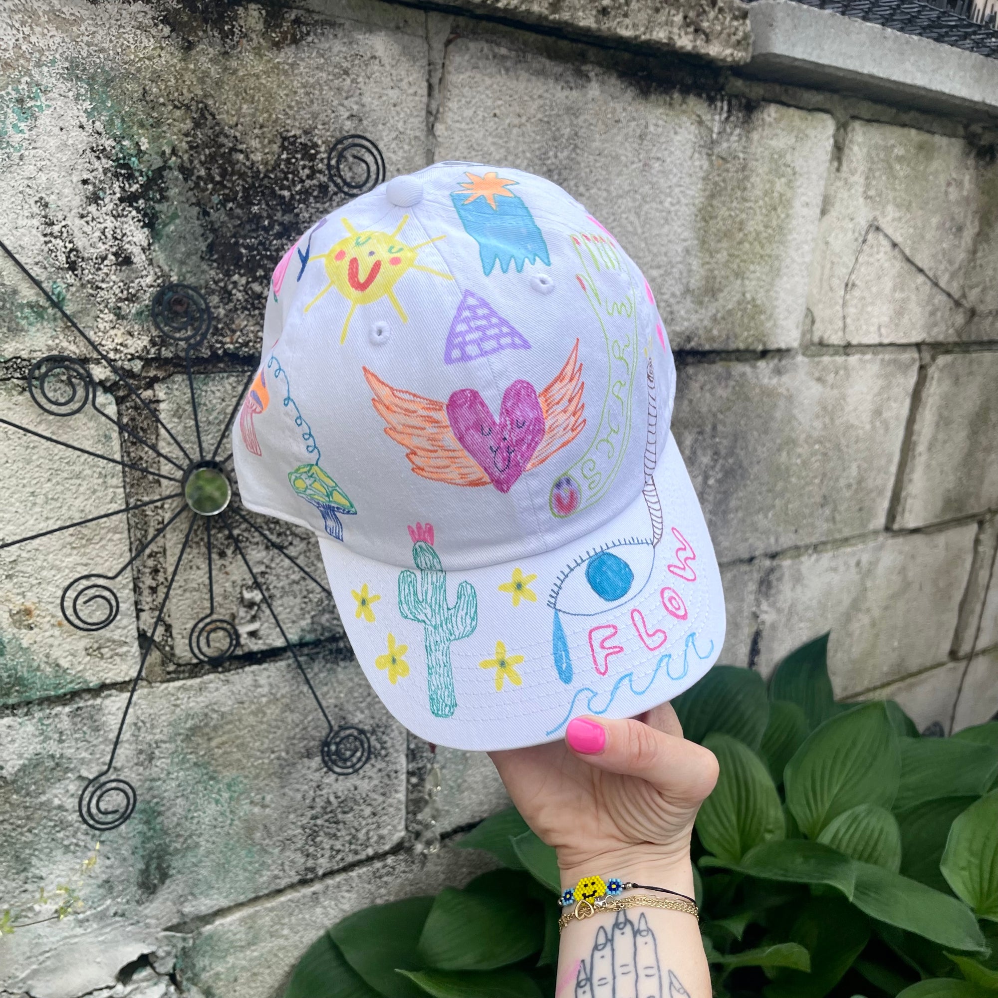 “Favorite Things” Custom Doodle Hat