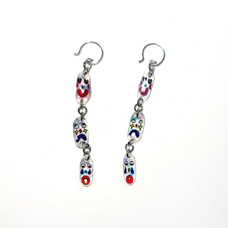 Doodle Buddy Earrings | 3 Good Buddies