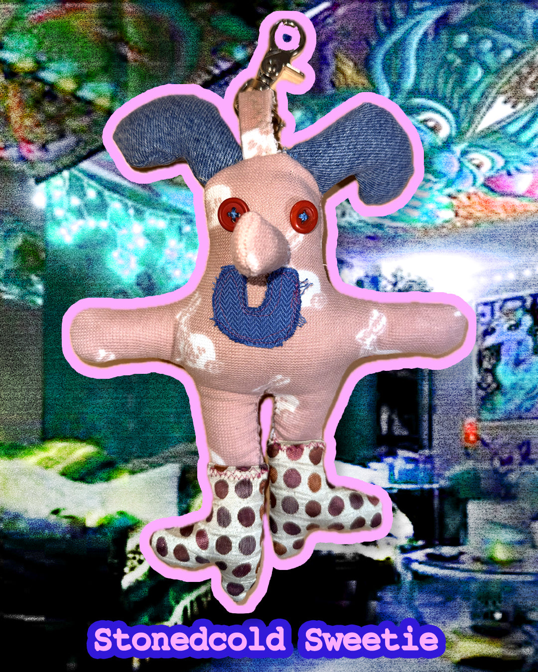 Holly's Dollies Plush Buddy Bag Charm | Stoned Cold Sweetie