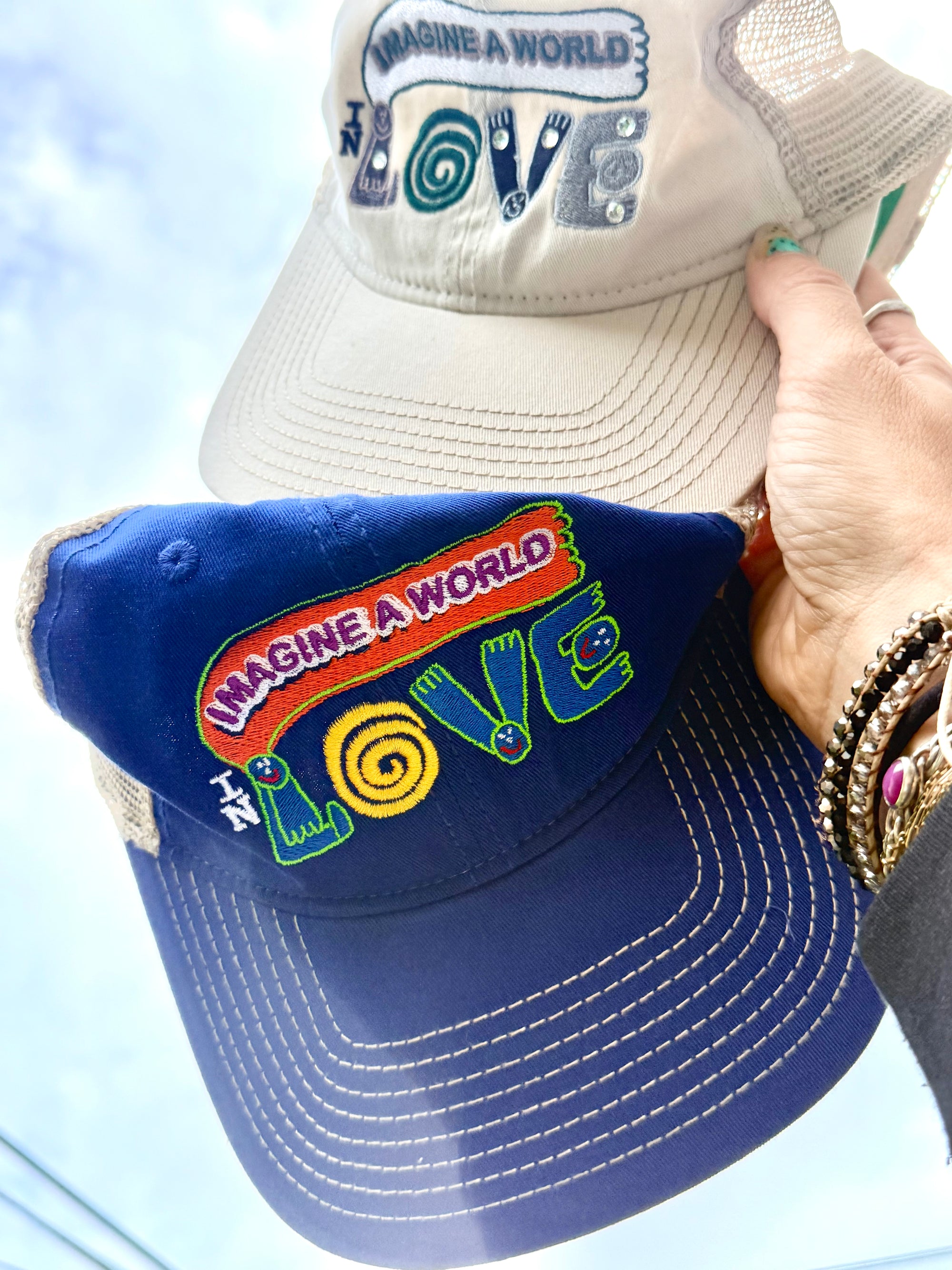 Imagine A World Embroidered Hat | PREORDER