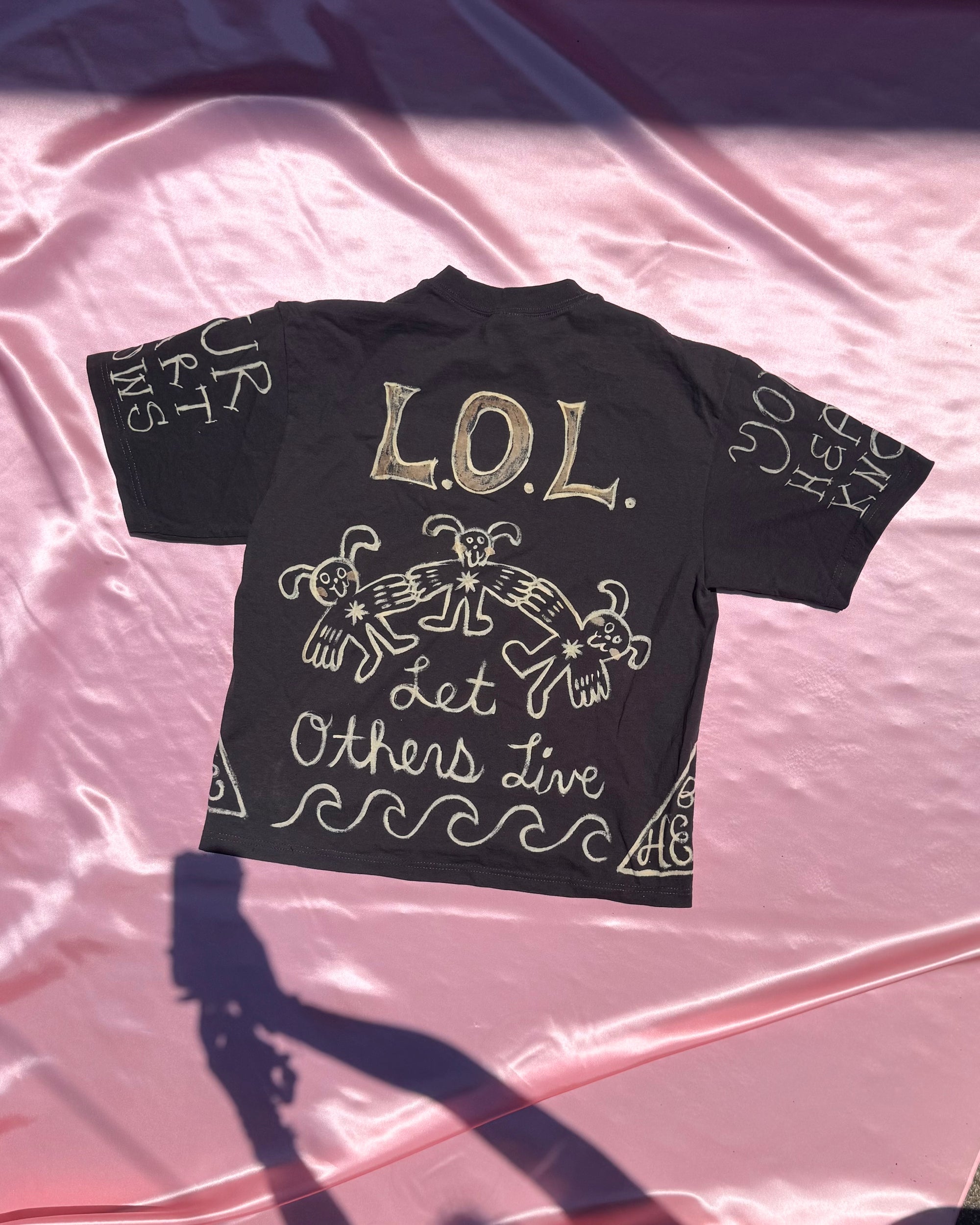 Human Generated Bleach Dye T-Shirt | BE YOU TODAY | LARGE
