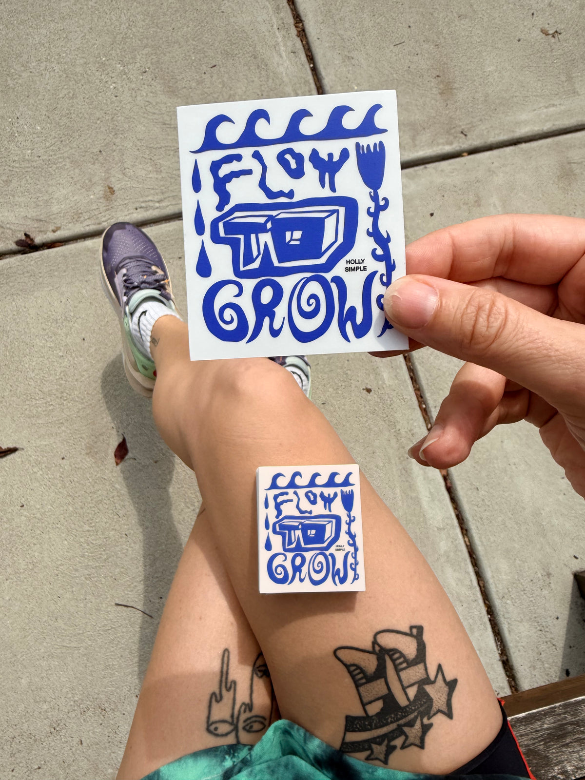 Flow to Grow Vinyl Sticker