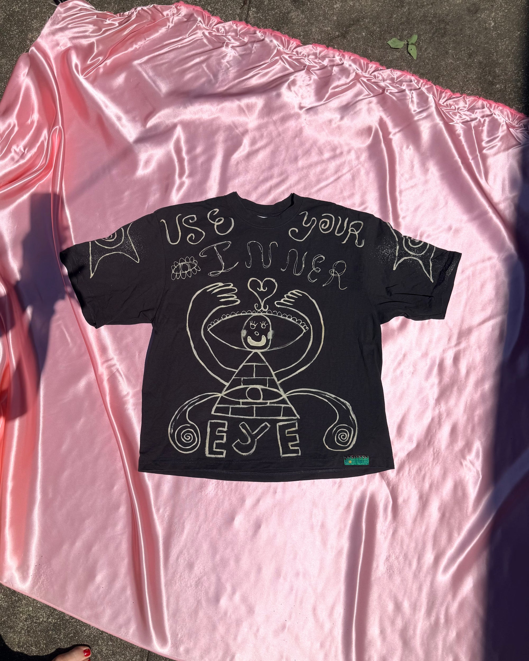 Human Generated Bleach Dye T-Shirt | INNER EYE | XLARGE