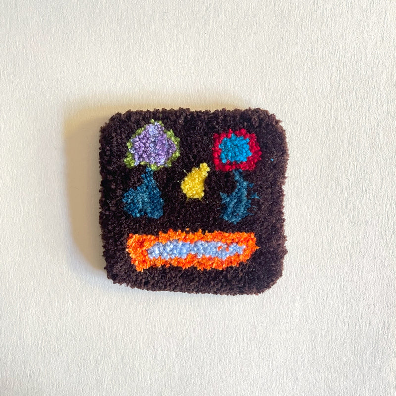 Naive Tufted Wall Art Buddy | Brownie