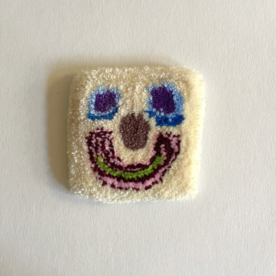 Naive Tufted Wall Art Buddy | Creamy