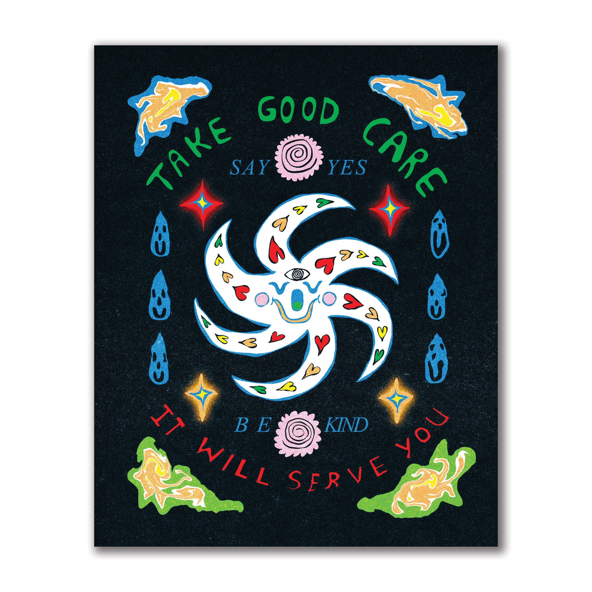 TAKE GOOD CARE 8x10 Art Print