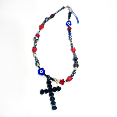 Sinister Realm Chunky Pearl Beaded Necklace
