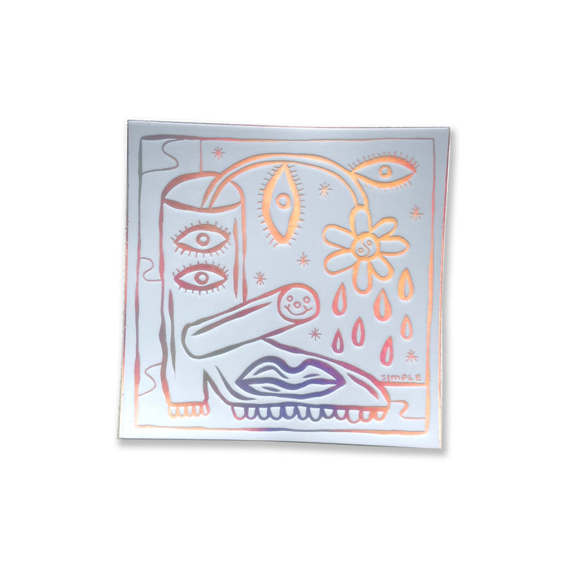 Emotional Boot HOLOGRAM STICKER