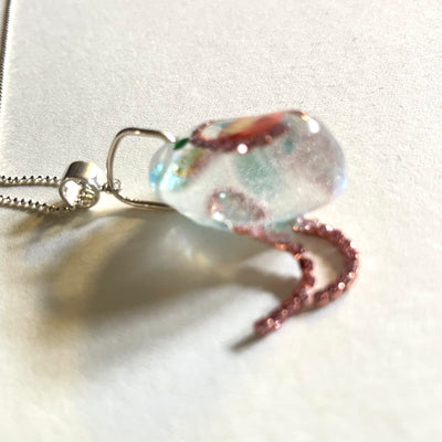 Euphoric Glob Necklace | Pink Brain
