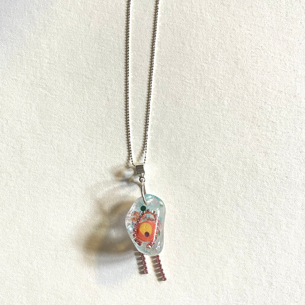 Euphoric Glob Necklace | Pink Brain