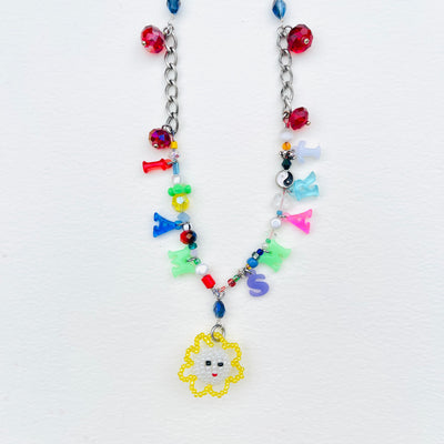 Good Slogan Charm Necklace | I AM SMART