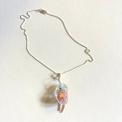 Euphoric Glob Necklace | Pink Brain