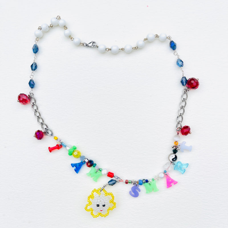 Good Slogan Charm Necklace | I AM SMART