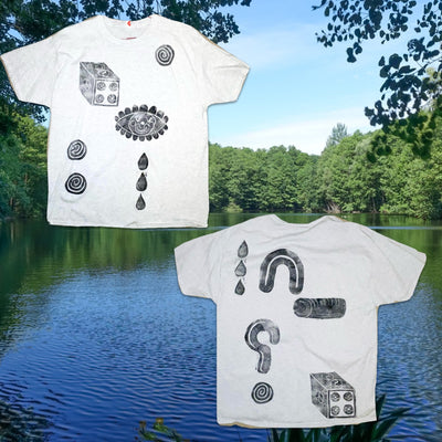 Block Print Icon Recycled Tee
