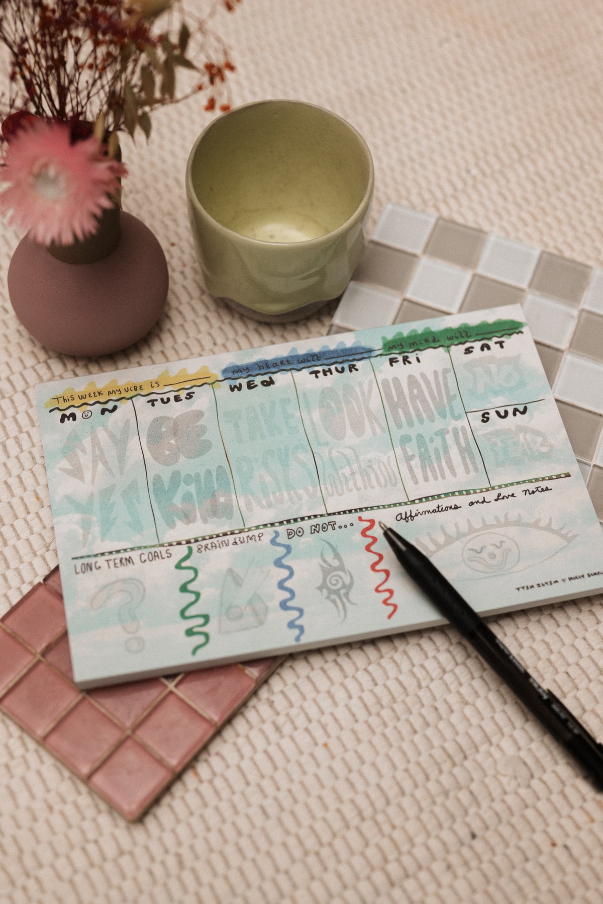 Words To Live By | A Tear Away Weekly Notepad
