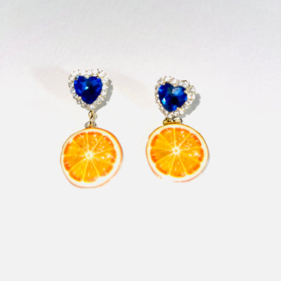 Regal Slice Dangle Earrings