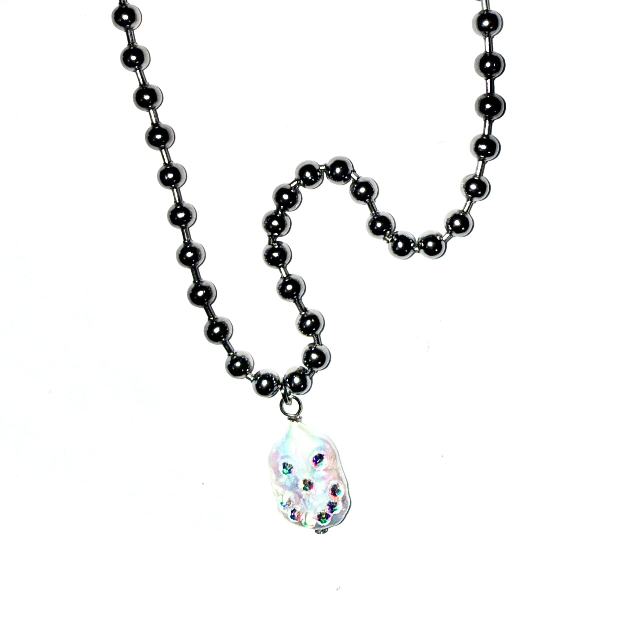 Pearl People Ball Chain Choker