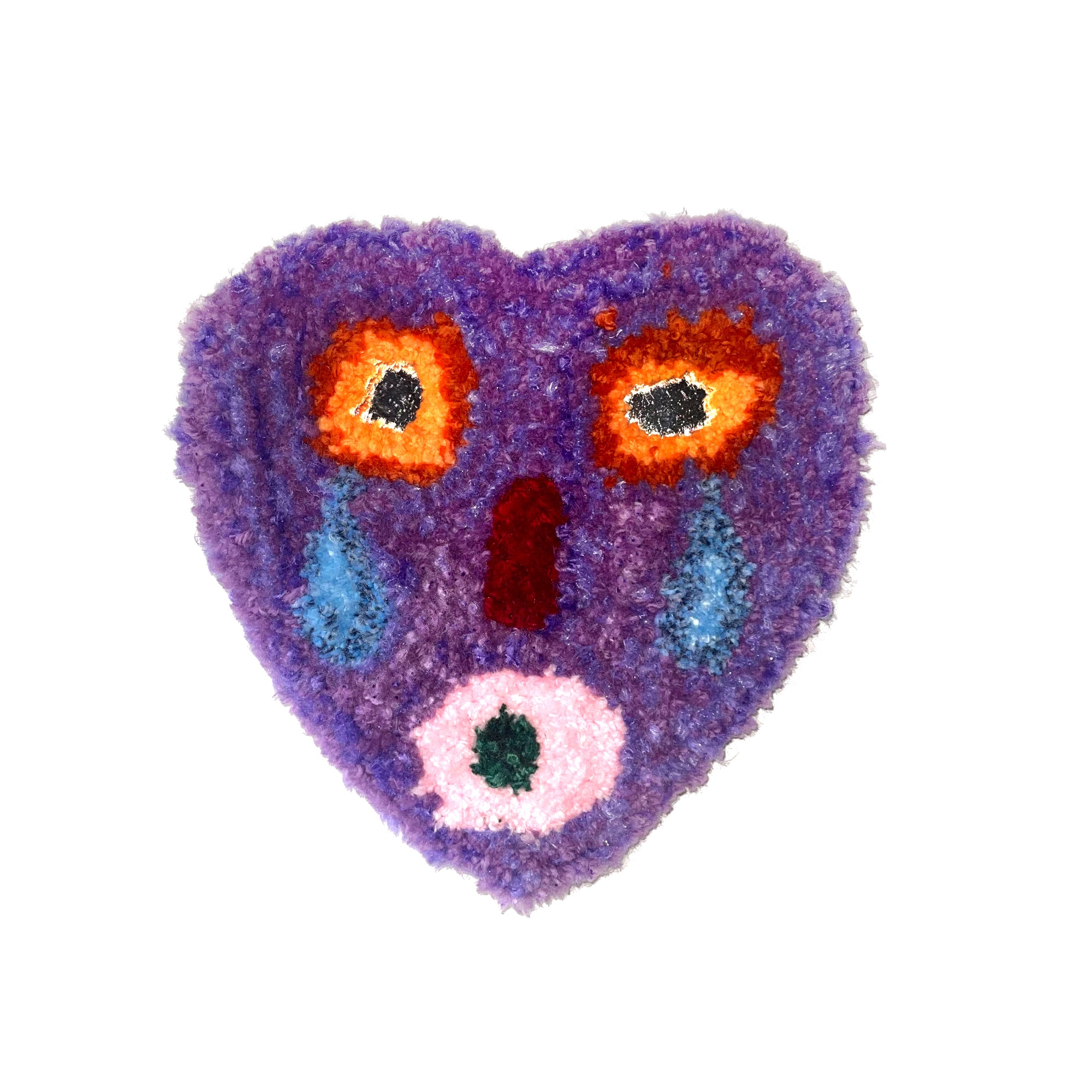 Naive Tufted Heart Pal Wall Art