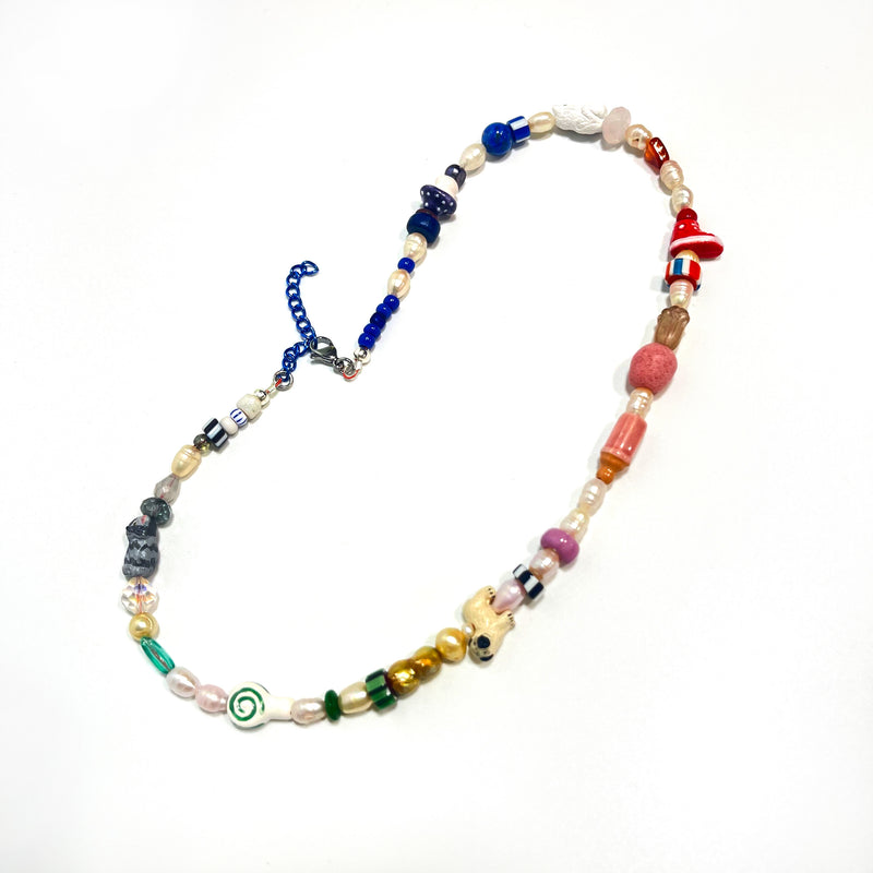 Your Faves Chunky Pearl Beaded Necklace