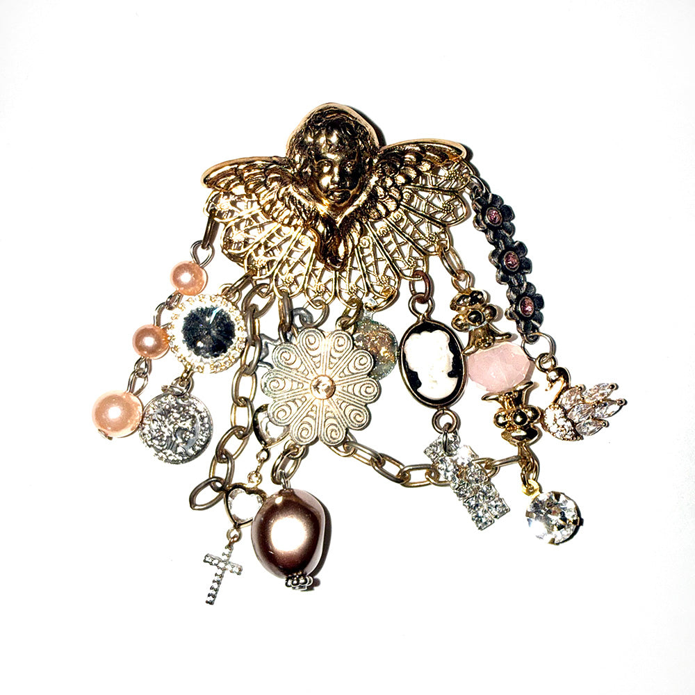 Trinket Brooch | Handmade with Vintage Treasures