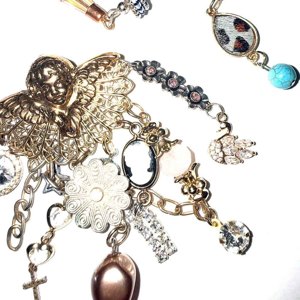 Trinket Brooch | Handmade with Vintage Treasures