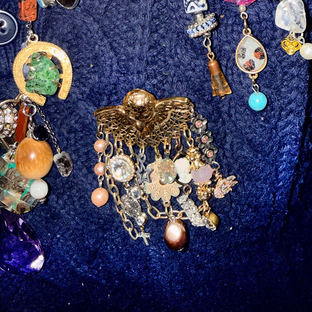 Trinket Brooch | Handmade with Vintage Treasures