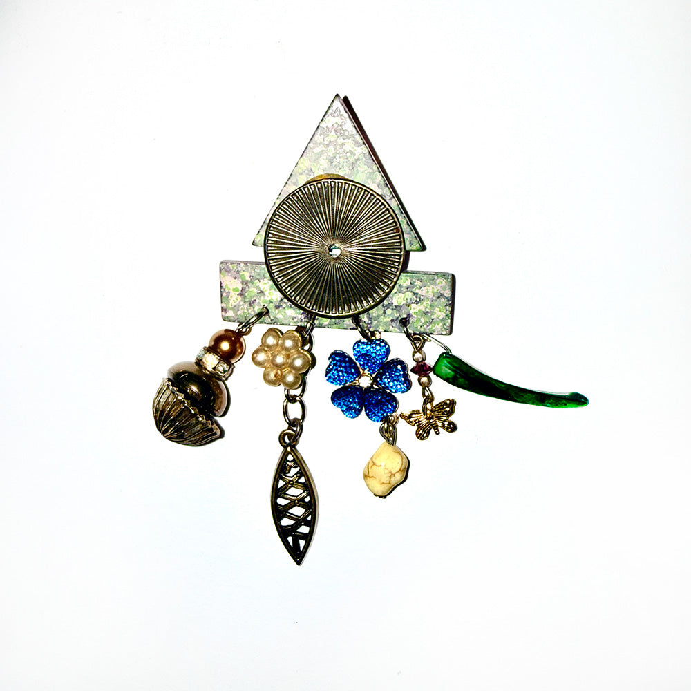 Trinket Brooch | Handmade with Vintage Treasures