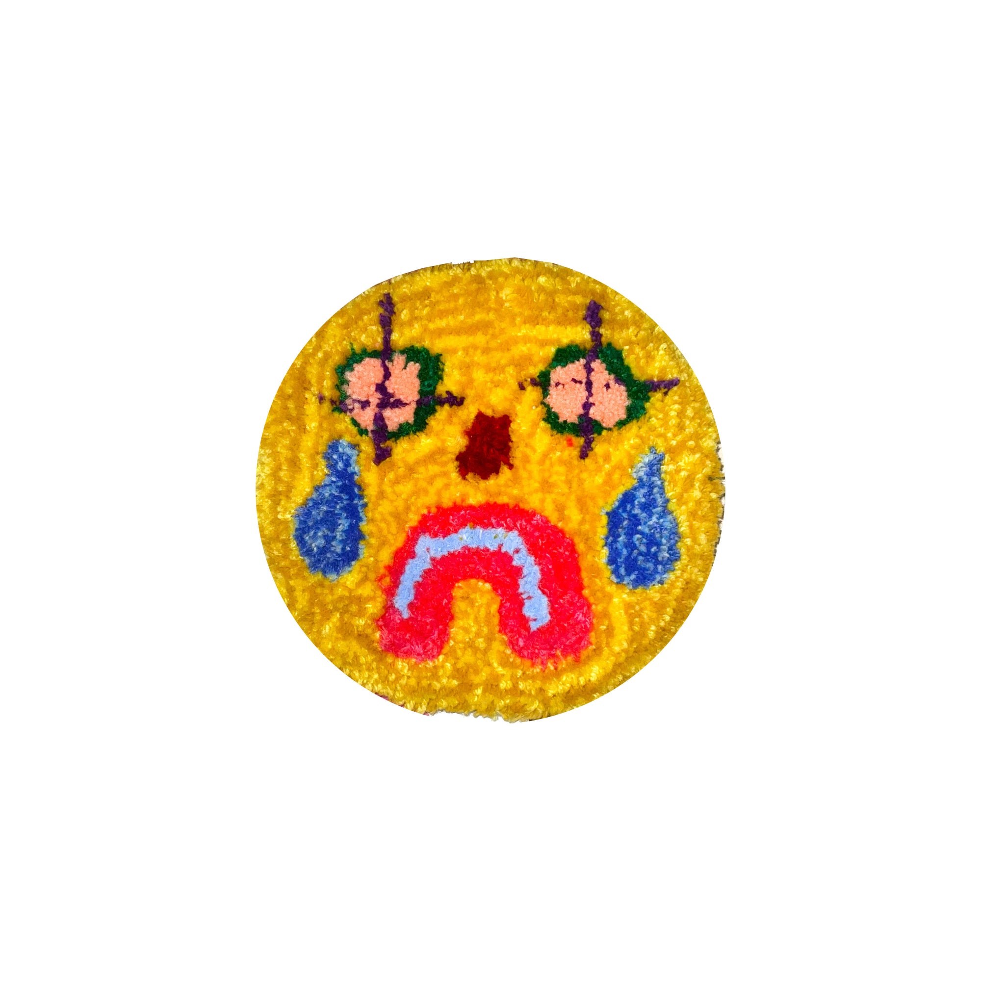 Naive Tufted Sad Wall Buddy | YELLOW