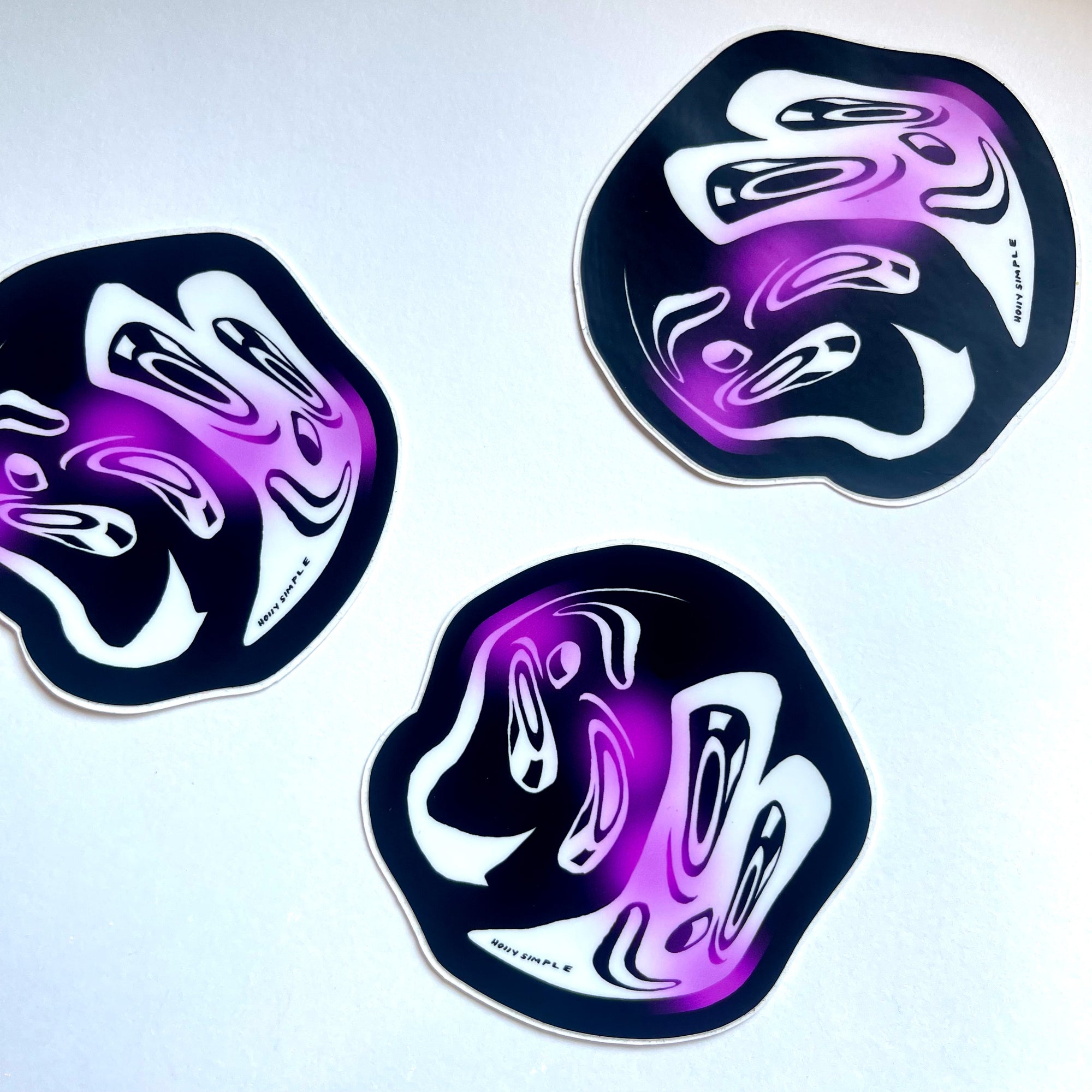 Yin Yang Heart Buddies  ☯️  Vinyl Sticker