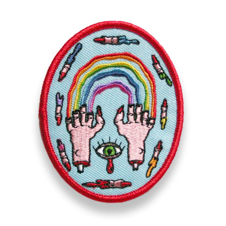 HOLLY SIMPLE BLEEDING RAINBOW PATCH