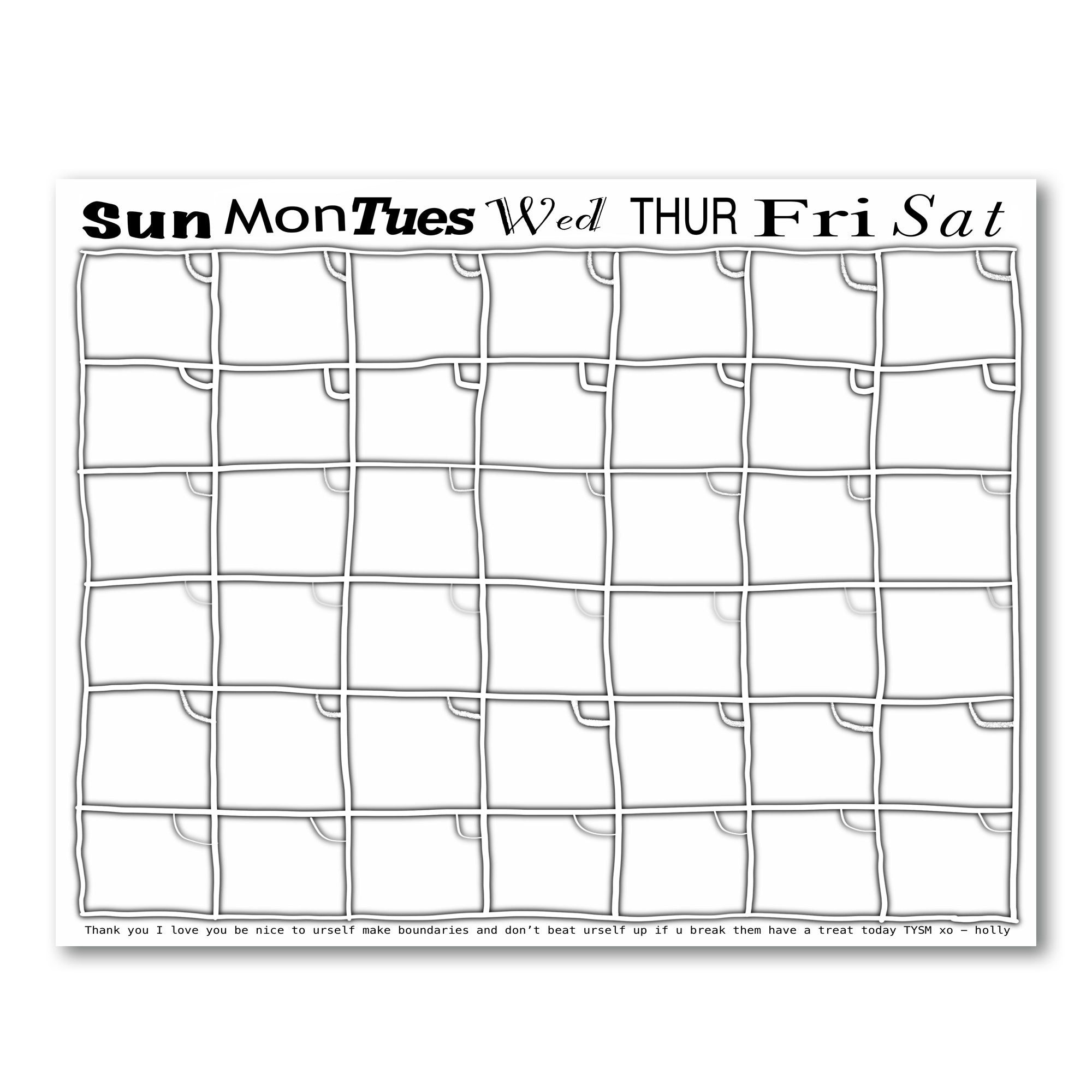 Things I Will Tattoo on You things-i-will-tattoo-on-you-a-make-your-own-calendar-holly-simple-studio