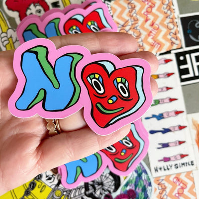 N❤️ Vinyl Sticker