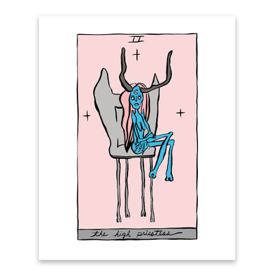 HOLLY SIMPLE TAROT | THE HIGH PRIESTESS | 8 X 10 PRINT