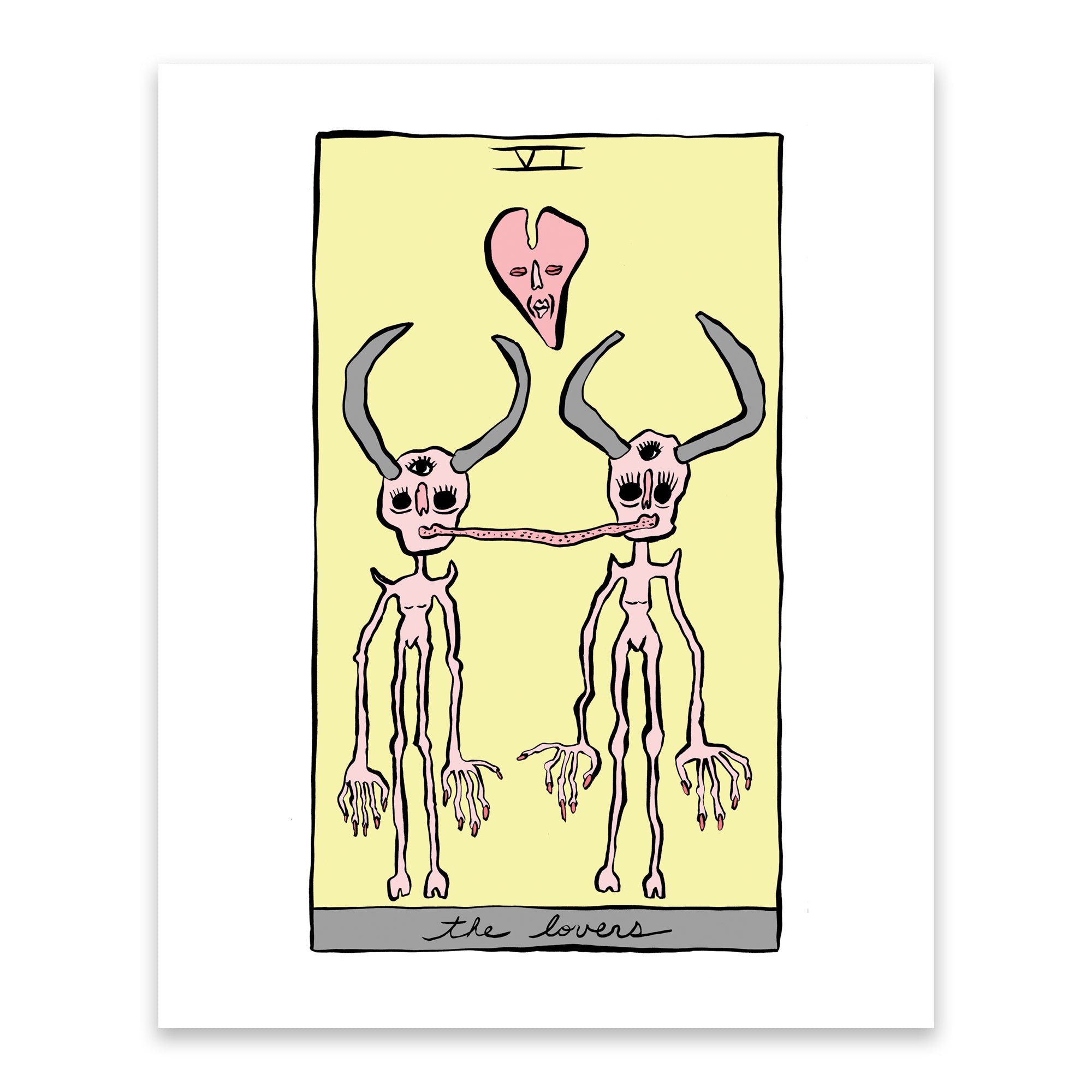 HOLLY SIMPLE TAROT | THE LOVERS | 8 X 10 PRINT