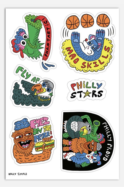 PHILLY STARS STICKER PACK