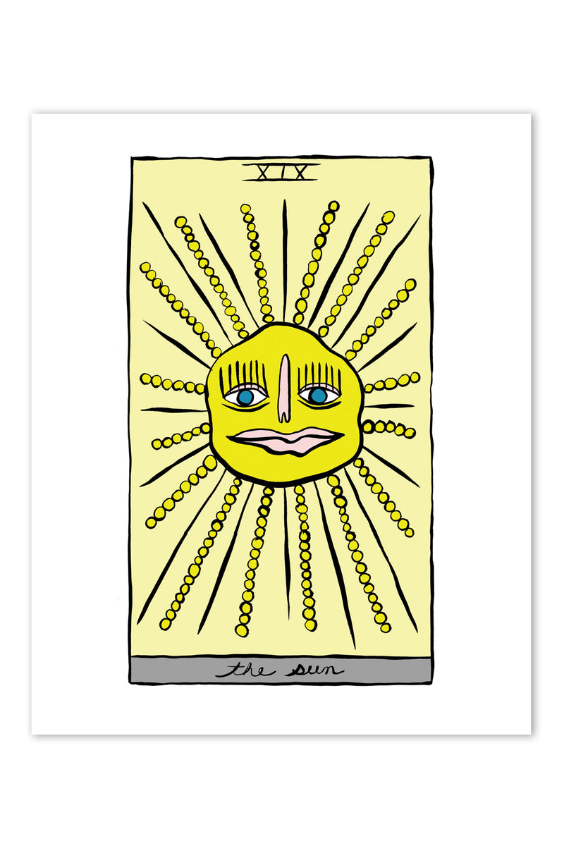 HOLLY SIMPLE TAROT | THE SUN | 8 X 10 PRINT