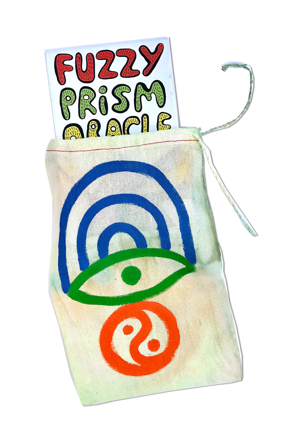 TIE DYE DRAWSTRING BAG - MULTI (SMALL)