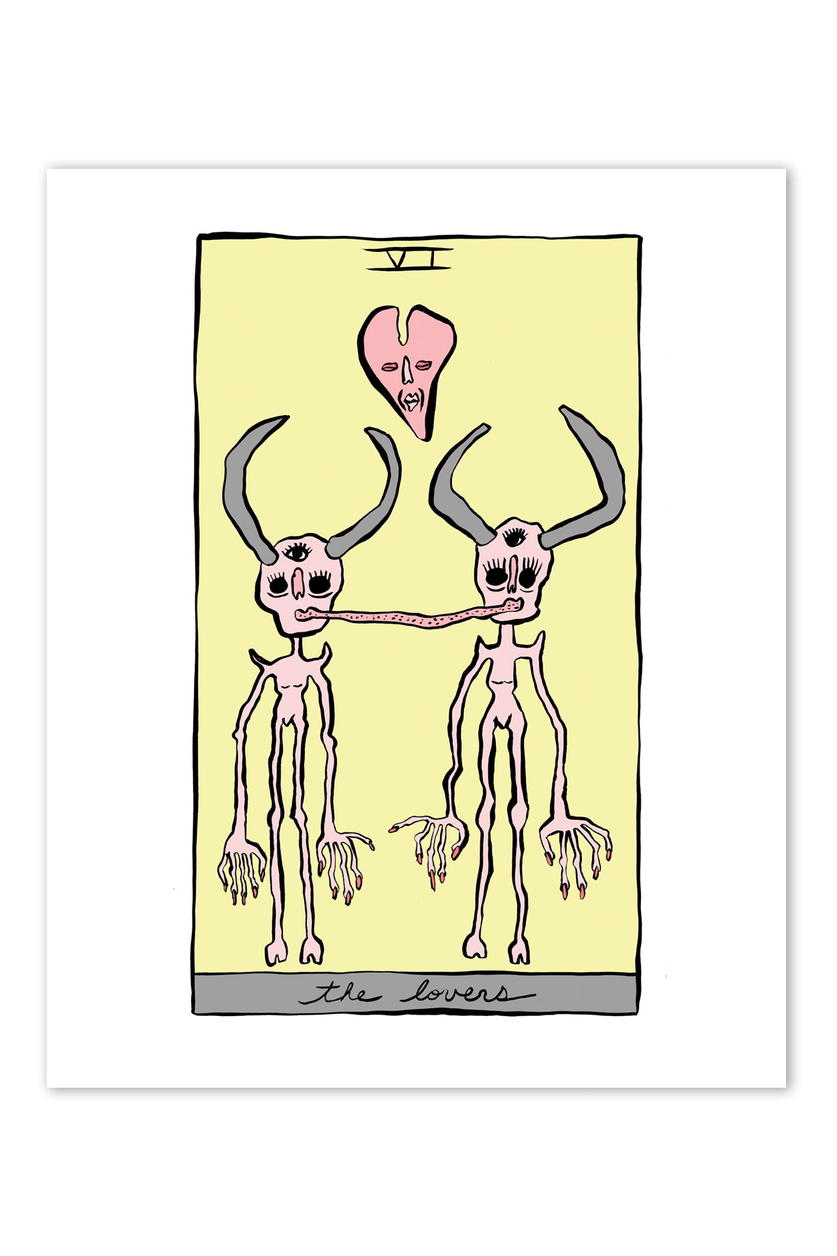 HOLLY SIMPLE TAROT | THE LOVERS | 8 X 10 PRINT