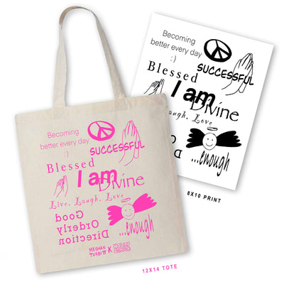 HOLLY SIMPLE X MEGHAN TURBITT | "MOTIVATIONAL TOTE BAG"