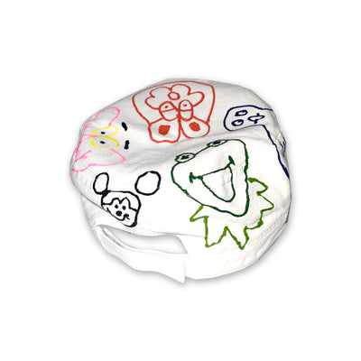 Bad Character Puff Paint Train Conductor Hat