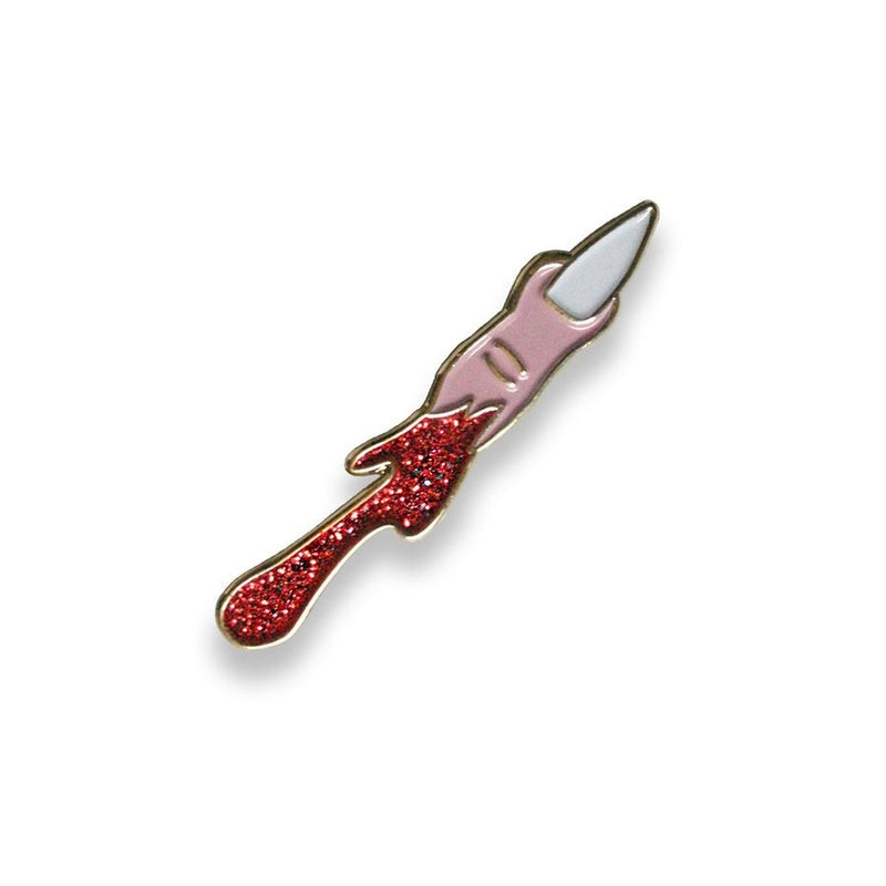 BLOODY FINGER ENAMEL PIN