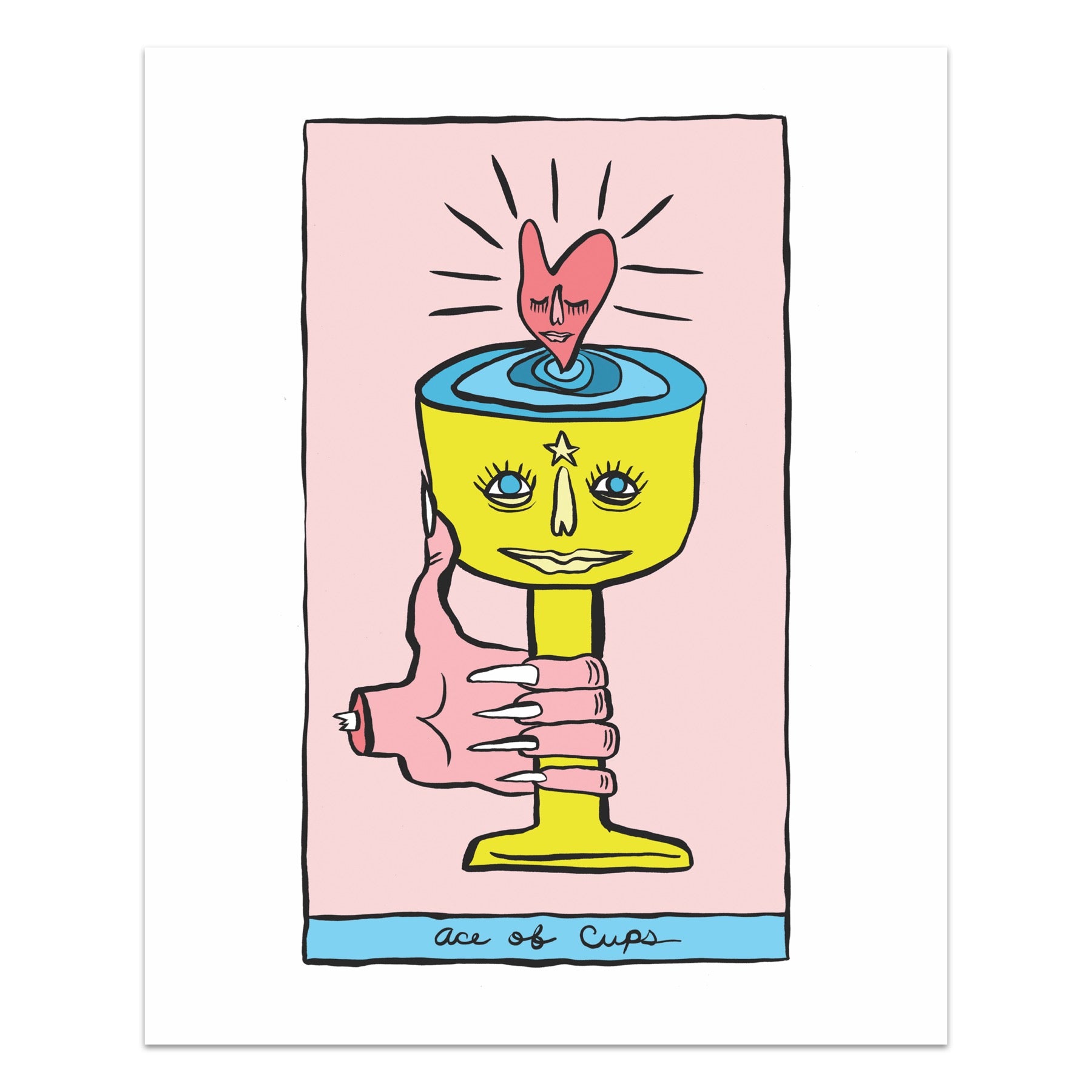 TAROT PRINT | ACE OF CUPS | 8 X 10 PRINT