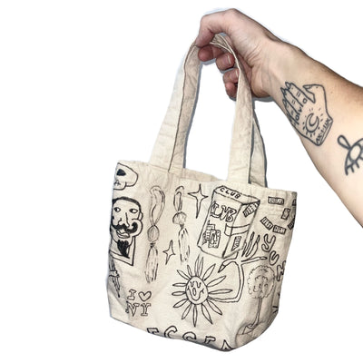 MINI DOODLES TOTE | MADE TO ORDER