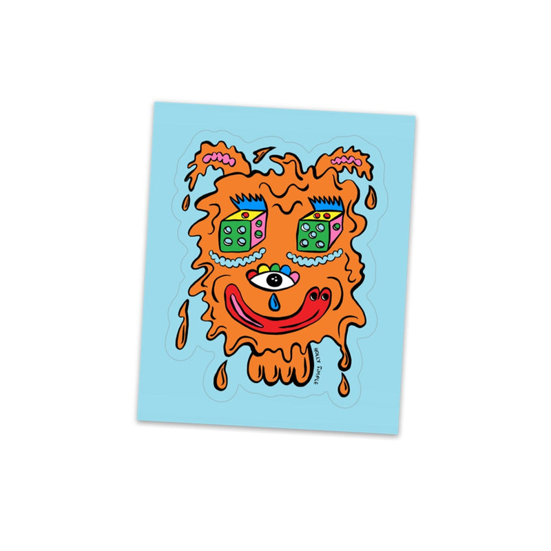 Drippy Teddy Vinyl Sticker